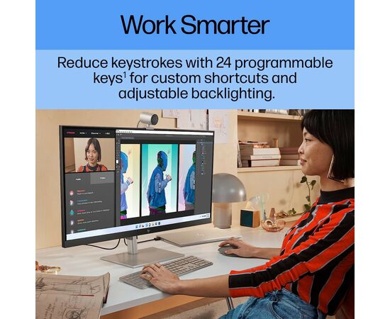 Клавиатура HP 970 Programmable Bluetooth/Wireless UA White (3Z729AA), изображение 8 Клавиатура HP 970 Programmable Bluetooth/Wireless UA White (3Z729AA), изображение 8