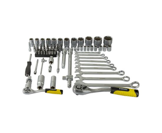 Набор инструментов Sigma насадок торцевых и бит 1/4", 1/2" 82шт CrV mid (6001551), изображение 7 Набор инструментов Sigma насадок торцевых и бит 1/4", 1/2" 82шт CrV mid (6001551), изображение 7