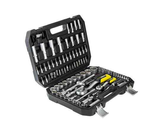 Набор инструментов Sigma насадок торцевых и бит 1/4", 1/2" 94шт CrV mid (6003761), изображение 4 Набор инструментов Sigma насадок торцевых и бит 1/4", 1/2" 94шт CrV mid (6003761), изображение 4
