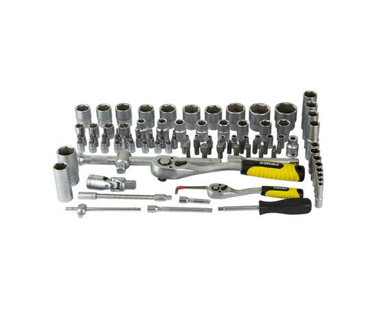 Набор инструментов Sigma насадок торцевых и бит 1/4", 1/2" 94шт CrV mid (6003761), изображение 5 Набор инструментов Sigma насадок торцевых и бит 1/4", 1/2" 94шт CrV mid (6003761), изображение 5