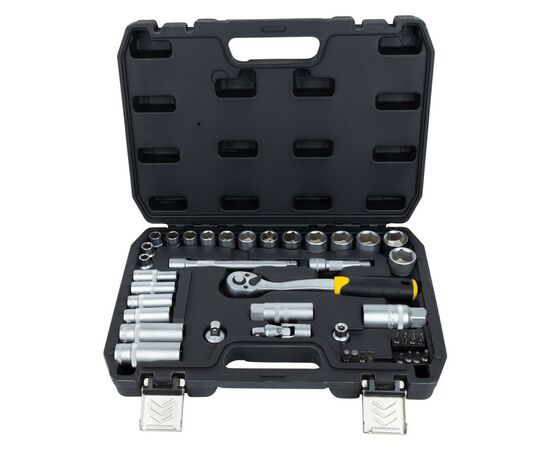 Набор инструментов Sigma насадок торцевых и бит 3/8" 39шт CrV mid (6003601), изображение 2