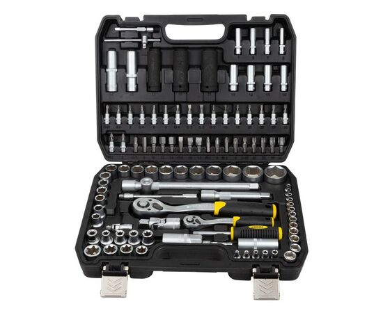 Набор инструментов Sigma насадок торцевых и с1/4" 1/2" 114шт CrV (6003781), изображение 2