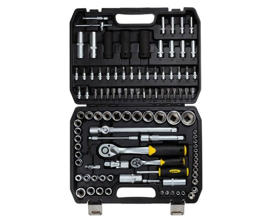 Набор инструментов Sigma насадок торцевых и с1/4" 1/2" 114шт CrV (6003781), изображение 3