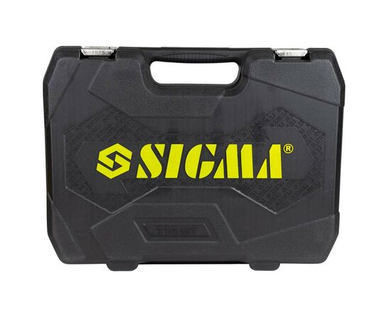 Набор инструментов Sigma насадок торцевых и с1/4" 1/2" 114шт CrV (6003781), изображение 5