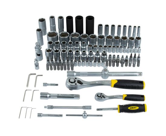 Набор инструментов Sigma насадок торцевых и с1/4" 1/2" 114шт CrV (6003781), изображение 9