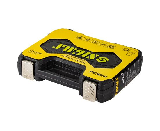 Набор инструментов Sigma насадок торцевых и бит 1/4" 53шт CrV (6003521), изображение 4 Набор инструментов Sigma насадок торцевых и бит 1/4" 53шт CrV (6003521), изображение 4