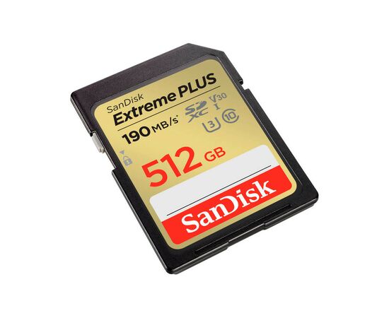 Карта памяти SanDisk 512GB SDXC class 10 UHS-I Extreme Plus (SDSDXWV-512G-GNCIN), изображение 2 Карта памяти SanDisk 512GB SDXC class 10 UHS-I Extreme Plus (SDSDXWV-512G-GNCIN), изображение 2