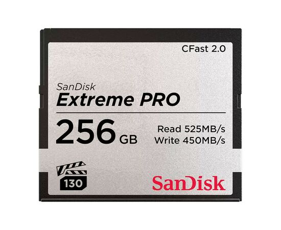 Карта памяти SanDisk 256GB CFast 2.0 Extreme Pro (SDCFSP-256G-G46D)