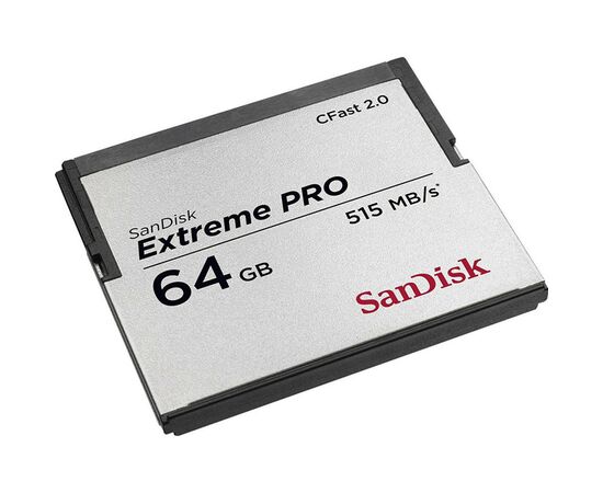 Карта памяти SanDisk 64GB CFast 2.0 Extreme Pro (SDCFSP-064G-G46D), изображение 2 Карта памяти SanDisk 64GB CFast 2.0 Extreme Pro (SDCFSP-064G-G46D), изображение 2