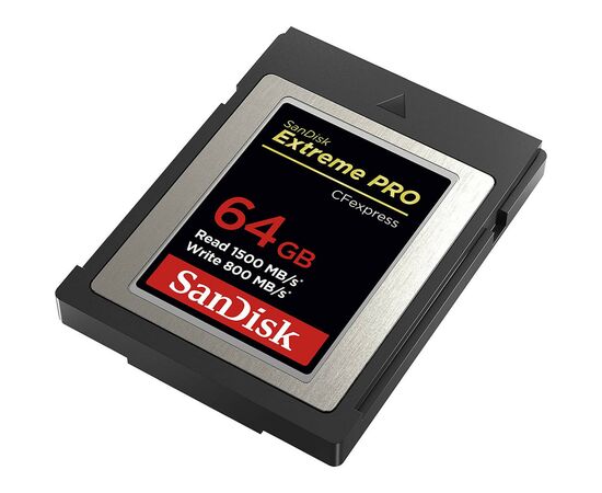 Карта памяти SanDisk 64GB CFexpress Extreme Pro (SDCFE-064G-GN4NN), изображение 3 Карта памяти SanDisk 64GB CFexpress Extreme Pro (SDCFE-064G-GN4NN), изображение 3