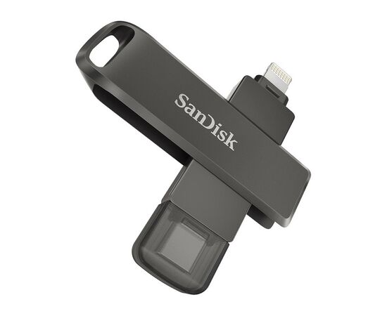 USB флеш накопитель SanDisk 256GB iXpand Luxe USB-C/Lightning (SDIX70N-256G-GN6NE), изображение 4 USB флеш накопитель SanDisk 256GB iXpand Luxe USB-C/Lightning (SDIX70N-256G-GN6NE), изображение 4