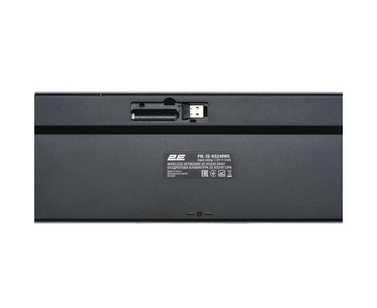 Клавиатура 2E KS240 Wireless/Bluetooth Grey (2E-KS240WG), изображение 10 Клавиатура 2E KS240 Wireless/Bluetooth Grey (2E-KS240WG), изображение 10