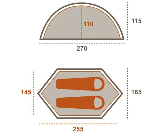Намет Grand Canyon Cardova 1 Capulet Olive (330025), зображення 10 Намет Grand Canyon Cardova 1 Capulet Olive (330025), зображення 10