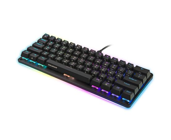 Клавиатура Cougar Puri Mini RGB USB Black (Puri Mini RGB), изображение 2 Клавиатура Cougar Puri Mini RGB USB Black (Puri Mini RGB), изображение 2