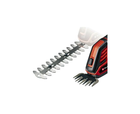 Кусторез Einhell GE-CG 18/100 Li T-Solo, 18В, PXC, лезвия 100/200 мм, телескоп. ручка, 0.7 кг (без АКБ и ЗУ) (3410310), изображение 2 Кусторез Einhell GE-CG 18/100 Li T-Solo, 18В, PXC, лезвия 100/200 мм, телескоп. ручка, 0.7 кг (без АКБ и ЗУ) (3410310), изображение 2