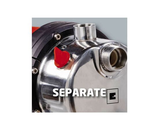 Насосная станция Einhell GC-WW 1250 NN, 1200 Вт, 5000 л/ч, бак 20л (4173490), изображение 6 Насосная станция Einhell GC-WW 1250 NN, 1200 Вт, 5000 л/ч, бак 20л (4173490), изображение 6