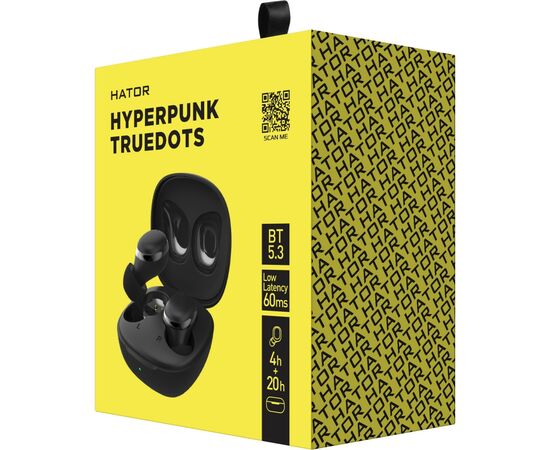 Наушники Hator Hyреrpunk Truedots Black (HTA-410), изображение 6 Наушники Hator Hyреrpunk Truedots Black (HTA-410), изображение 6