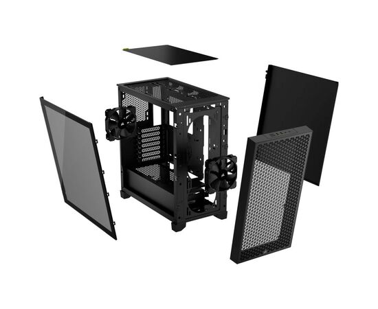 Корпус Corsair 3000D Tempered Glass (CC-9011251-WW), изображение 11 Корпус Corsair 3000D Tempered Glass (CC-9011251-WW), изображение 11