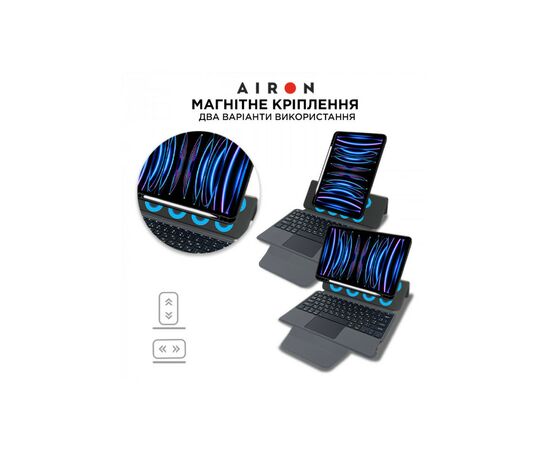 Чехол для планшета AirOn Premium iPad Pro 11 2018/2020/2021 with Keyboard (4822352781096), изображение 9 Чехол для планшета AirOn Premium iPad Pro 11 2018/2020/2021 with Keyboard (4822352781096), изображение 9