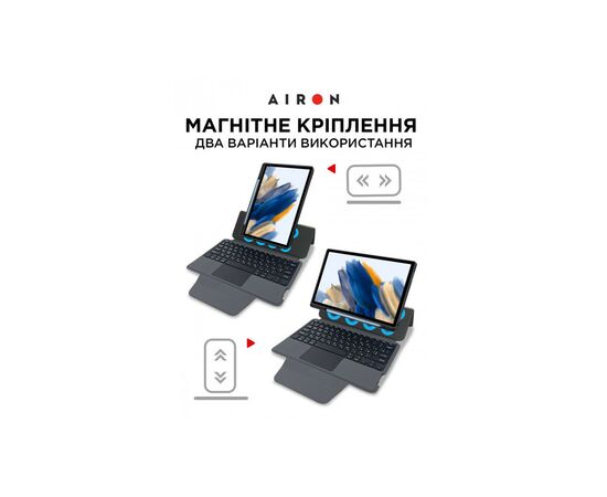 Чехол для планшета AirOn Premium Samsung Galaxy Tab A8 10.5 X200 (2022) with Keyboard (4822352781097), изображение 11 Чехол для планшета AirOn Premium Samsung Galaxy Tab A8 10.5 X200 (2022) with Keyboard (4822352781097), изображение 11