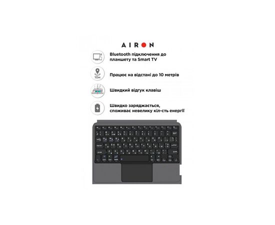 Чехол для планшета AirOn Premium Samsung Galaxy Tab A8 10.5 X200 (2022) with Keyboard (4822352781097), изображение 9 Чехол для планшета AirOn Premium Samsung Galaxy Tab A8 10.5 X200 (2022) with Keyboard (4822352781097), изображение 9