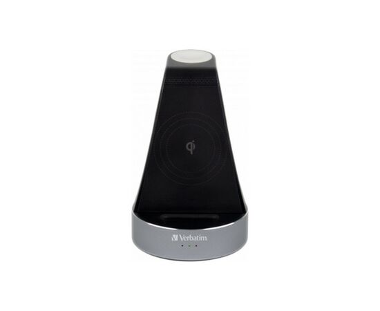 Зарядний пристрій Verbatim 2in1 Apple Watch and iPhone Charging Stand (49555), зображення 2 Зарядний пристрій Verbatim 2in1 Apple Watch and iPhone Charging Stand (49555), зображення 2