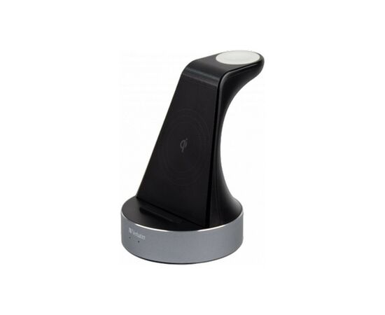 Зарядний пристрій Verbatim 2in1 Apple Watch and iPhone Charging Stand (49555)