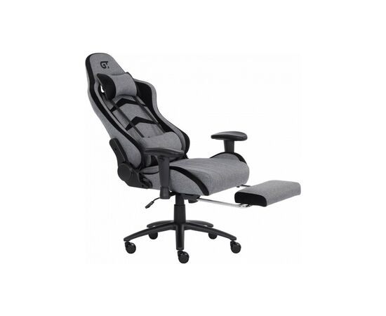Кресло игровое GT Racer X-2534-F Gray/Black Suede (X-2534-F Fabric Gray/Black Suede), изображение 5 Кресло игровое GT Racer X-2534-F Gray/Black Suede (X-2534-F Fabric Gray/Black Suede), изображение 5