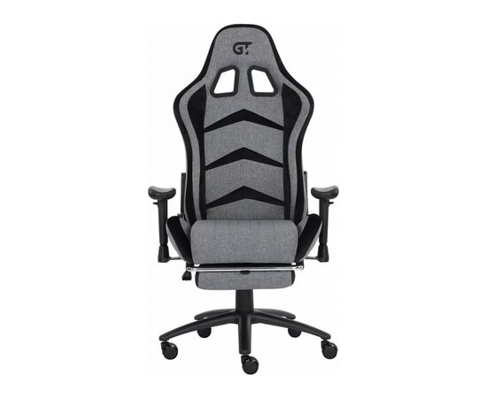 Кресло игровое GT Racer X-2534-F Gray/Black Suede (X-2534-F Fabric Gray/Black Suede), изображение 7 Кресло игровое GT Racer X-2534-F Gray/Black Suede (X-2534-F Fabric Gray/Black Suede), изображение 7