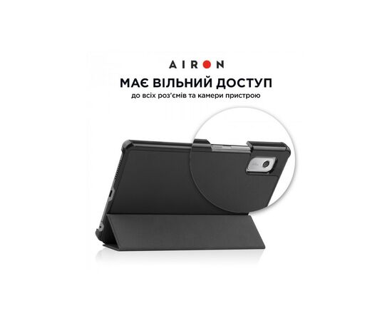 Чехол для планшета AirOn Premium Lenovo Tab M9 9" (TB-310FU) + protective film black (4822352781091), изображение 4 Чехол для планшета AirOn Premium Lenovo Tab M9 9" (TB-310FU) + protective film black (4822352781091), изображение 4