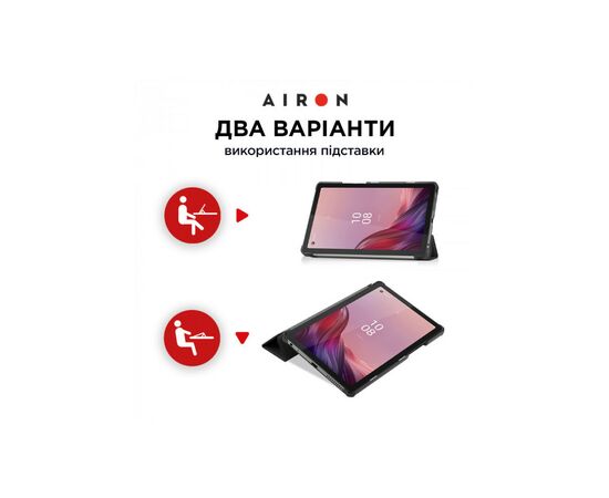 Чехол для планшета AirOn Premium Lenovo Tab M9 9" (TB-310FU) + protective film black (4822352781091), изображение 7 Чехол для планшета AirOn Premium Lenovo Tab M9 9" (TB-310FU) + protective film black (4822352781091), изображение 7
