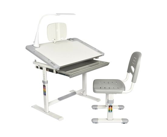 Парта со стулом FunDesk Littonia Grey (222529), изображение 2 Парта со стулом FunDesk Littonia Grey (222529), изображение 2