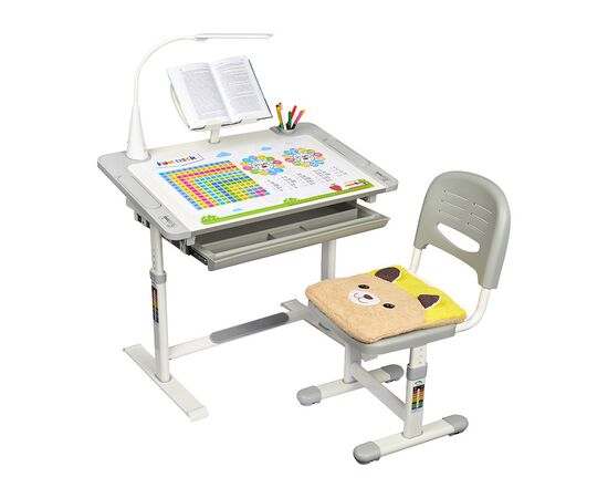 Парта со стулом FunDesk Littonia Grey (222529), изображение 9 Парта со стулом FunDesk Littonia Grey (222529), изображение 9