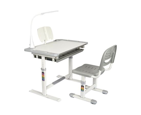 Парта со стулом FunDesk Littonia Grey (222529)