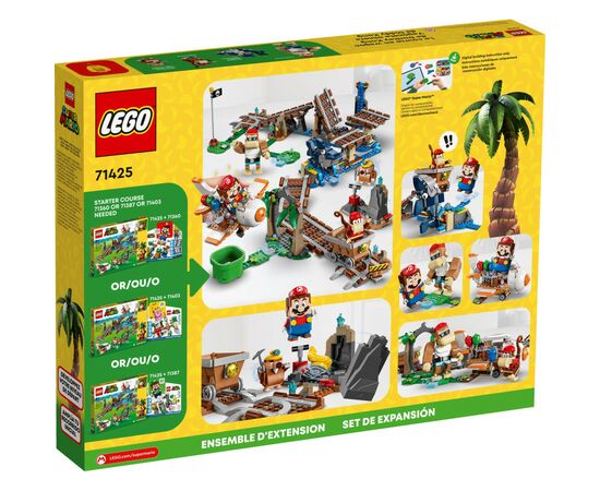 Конструктор LEGO Super Mario Поездка в вагонетке Дидди Конга. Дополнительный набор (71425), изображение 11 Конструктор LEGO Super Mario Поездка в вагонетке Дидди Конга. Дополнительный набор (71425), изображение 11