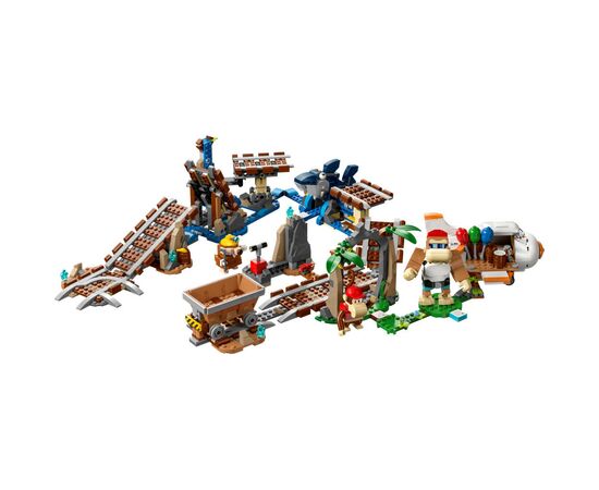 Конструктор LEGO Super Mario Поездка в вагонетке Дидди Конга. Дополнительный набор (71425), изображение 2 Конструктор LEGO Super Mario Поездка в вагонетке Дидди Конга. Дополнительный набор (71425), изображение 2