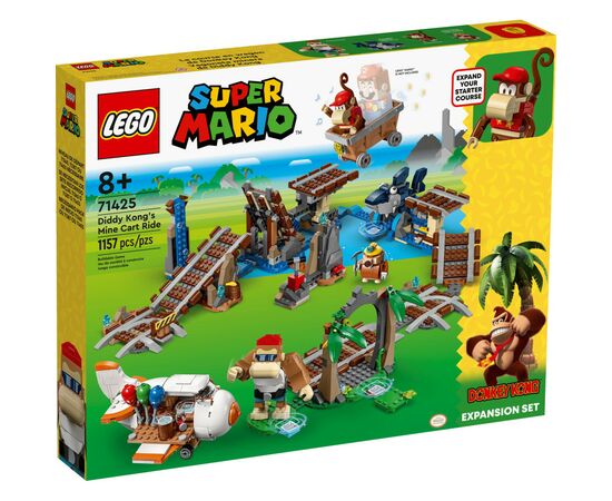 Конструктор LEGO Super Mario Поездка в вагонетке Дидди Конга. Дополнительный набор (71425)