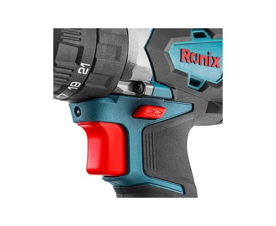 Шуруповерт Ronix ударный аккумуляторный 20В, 2Ah х 2 (8905K), изображение 6 Шуруповерт Ronix ударный аккумуляторный 20В, 2Ah х 2 (8905K), изображение 6