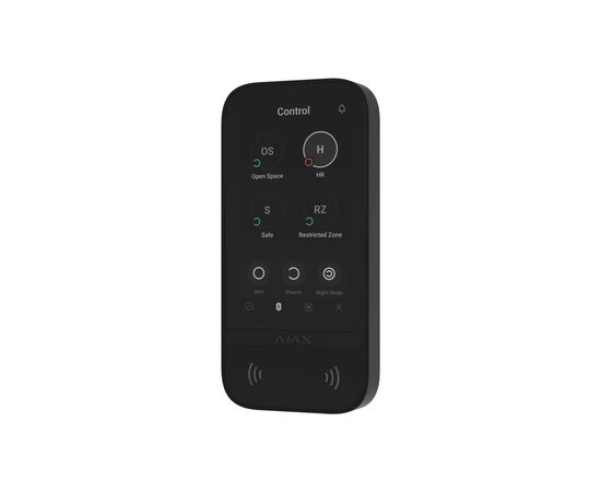 Клавиатура к охранной системе Ajax KeyPad TouchScreen /black, изображение 11 Клавиатура к охранной системе Ajax KeyPad TouchScreen /black, изображение 11