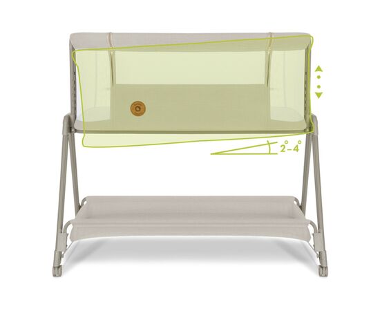 Кроватка Lionelo приставная Luna Beige Sand (LO-LUNA BEIGE SAND), изображение 6 Кроватка Lionelo приставная Luna Beige Sand (LO-LUNA BEIGE SAND), изображение 6