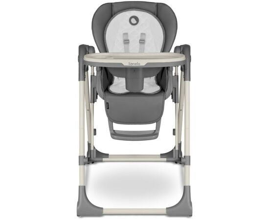 Стульчик для кормления Lionelo 2 в 1 Laurice Grey Stone с функцией качели (LO-LAURICE GREY STONE), изображение 6 Стульчик для кормления Lionelo 2 в 1 Laurice Grey Stone с функцией качели (LO-LAURICE GREY STONE), изображение 6