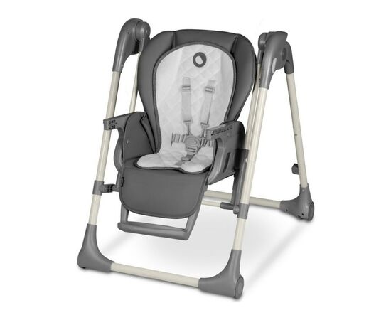 Стульчик для кормления Lionelo 2 в 1 Laurice Grey Stone с функцией качели (LO-LAURICE GREY STONE), изображение 8 Стульчик для кормления Lionelo 2 в 1 Laurice Grey Stone с функцией качели (LO-LAURICE GREY STONE), изображение 8