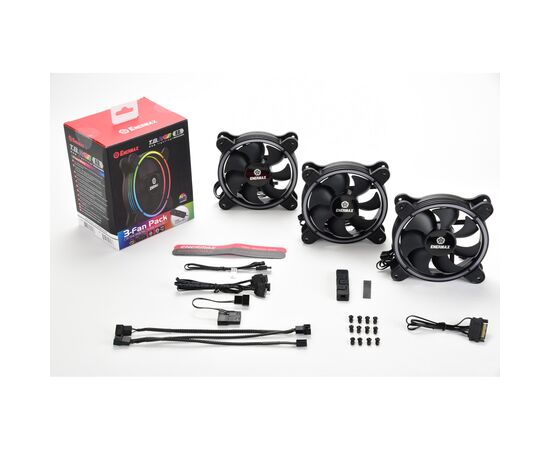 Кулер для корпуса Enermax T.B.RGB A.D.3 PACK (UCTBRGBA12P-BP3), изображение 3 Кулер для корпуса Enermax T.B.RGB A.D.3 PACK (UCTBRGBA12P-BP3), изображение 3