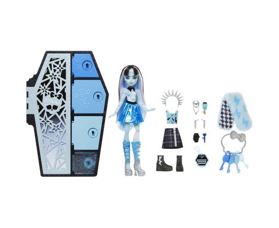 Кукла Monster High Отпадный стиль Ужас-секреты Фрэнки (HNF75), изображение 3 Кукла Monster High Отпадный стиль Ужас-секреты Фрэнки (HNF75), изображение 3