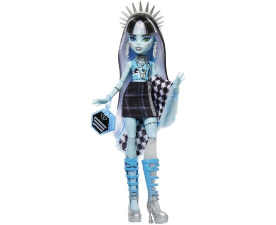 Кукла Monster High Отпадный стиль Ужас-секреты Фрэнки (HNF75), изображение 4 Кукла Monster High Отпадный стиль Ужас-секреты Фрэнки (HNF75), изображение 4