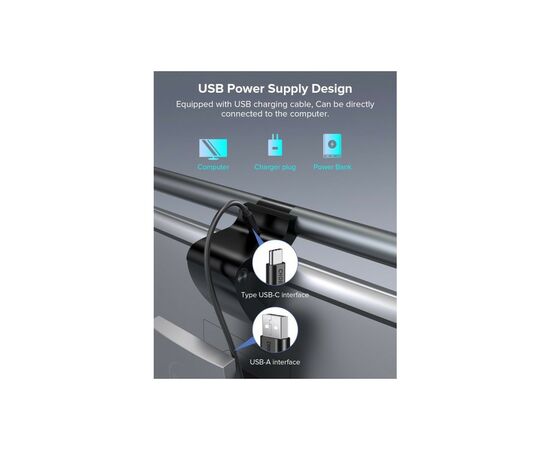 Светильник Choetech LED лампа на монитор, пульт ДУ (E1129), изображение 7 Светильник Choetech LED лампа на монитор, пульт ДУ (E1129), изображение 7