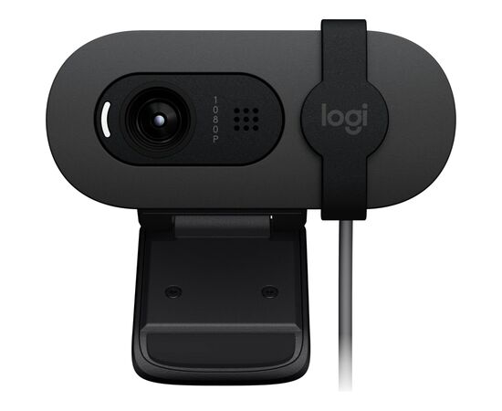 Веб-камера Logitech Brio 105 Full HD 1080p Graphite (960-001592), зображення 2 Веб-камера Logitech Brio 105 Full HD 1080p Graphite (960-001592), зображення 2
