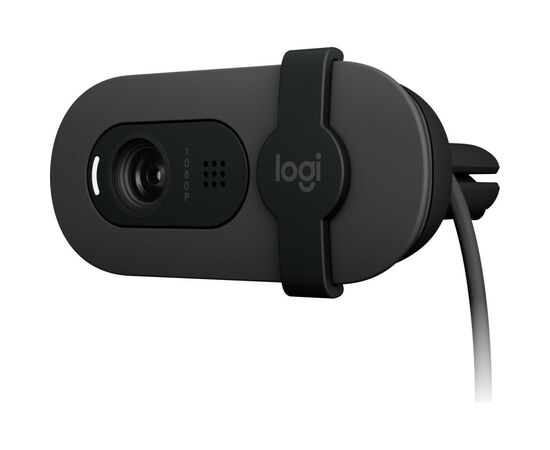 Веб-камера Logitech Brio 105 Full HD 1080p Graphite (960-001592), зображення 4 Веб-камера Logitech Brio 105 Full HD 1080p Graphite (960-001592), зображення 4