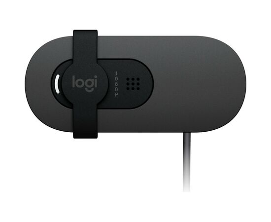 Веб-камера Logitech Brio 105 Full HD 1080p Graphite (960-001592), зображення 5 Веб-камера Logitech Brio 105 Full HD 1080p Graphite (960-001592), зображення 5