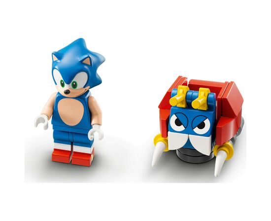 Конструктор LEGO Sonic the Hedgehog Соревнования скоростной сферы Соника 292 детали (76990), изображение 6 Конструктор LEGO Sonic the Hedgehog Соревнования скоростной сферы Соника 292 детали (76990), изображение 6